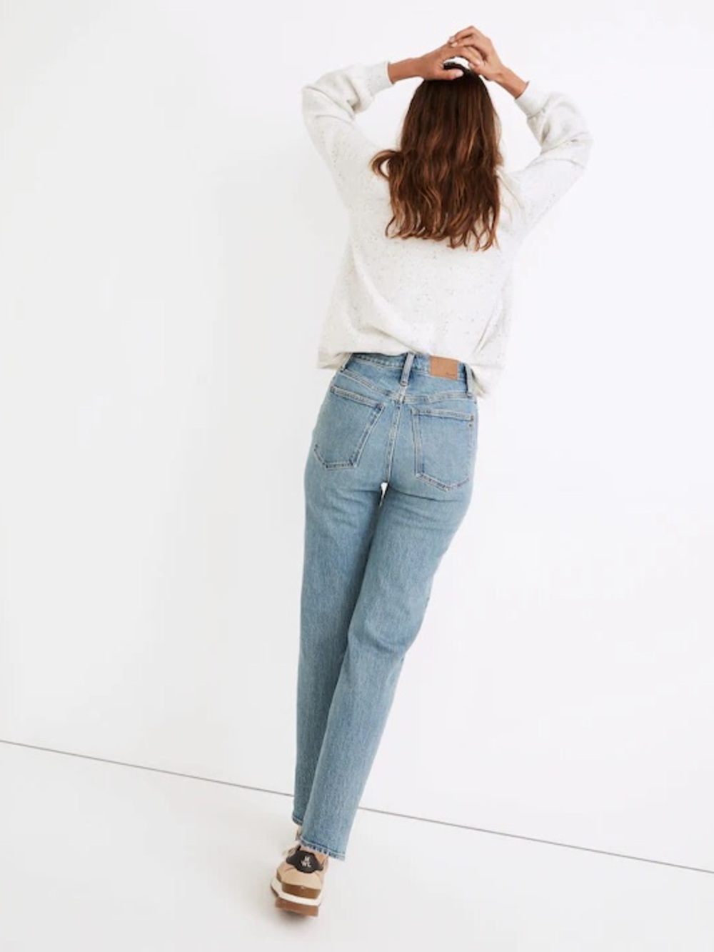 Madewell The Perfect Vintage Straight Jean in Hoye Wash size 26P - Picture 3 of 14